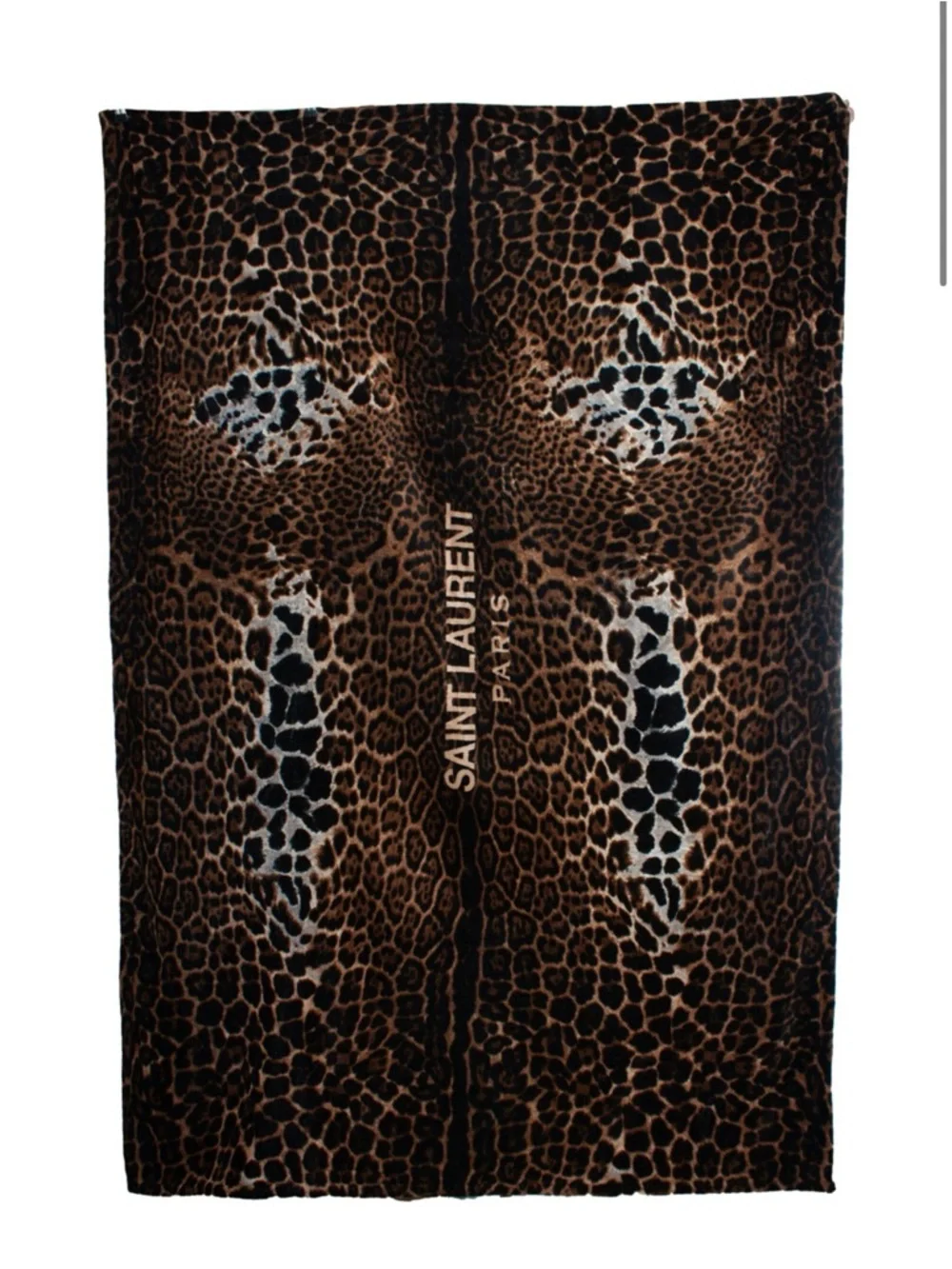 Saint Laurent Leopard Beach Towel Bath Towel New!